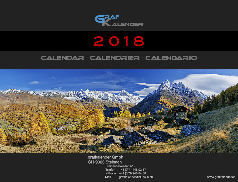 graf Kalenderprogramm 2018